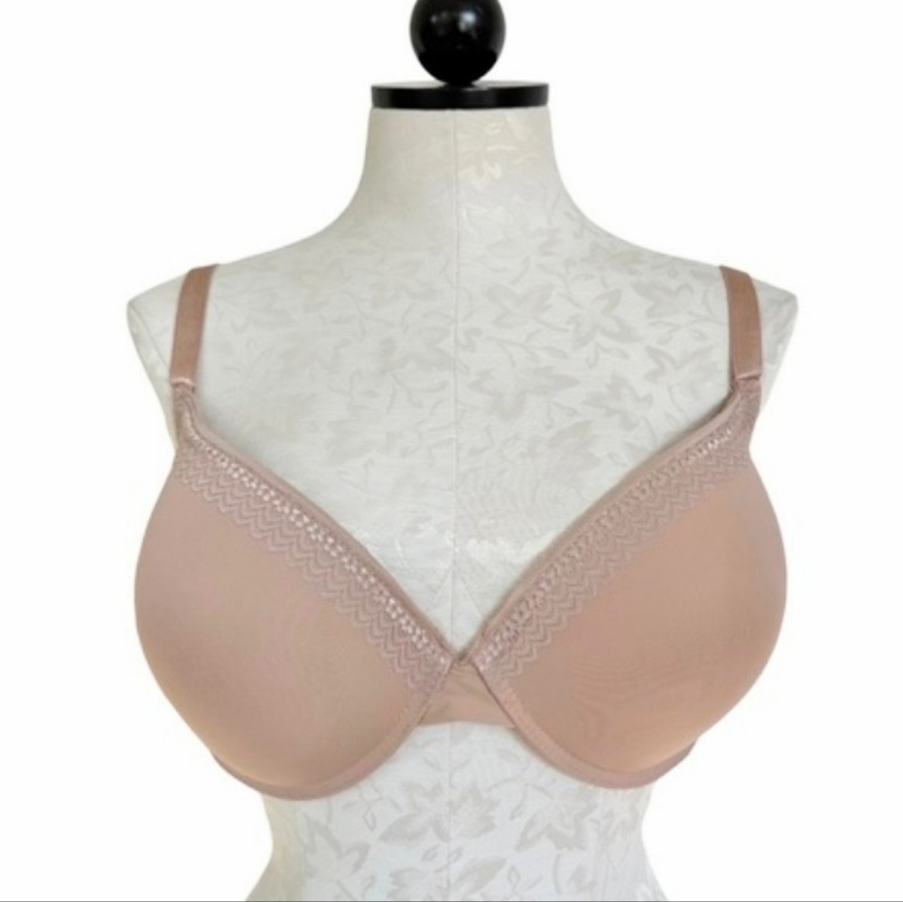 Jessica Simpson Padded T-Shirt Bra Underwire Beige Size 40D